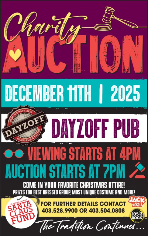 Charity Auction event poster