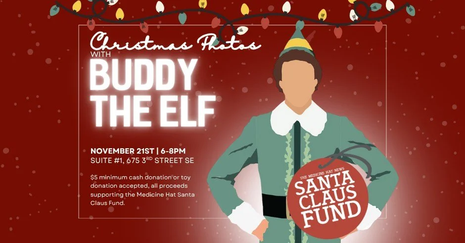 Christmas Photos with Buddy the Elf event poster