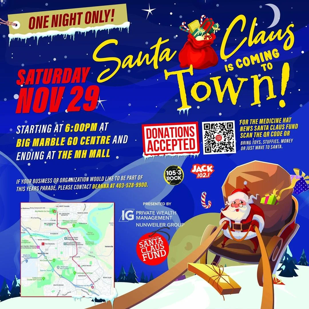 Santa Claus Is Coming To Town Parade event poster